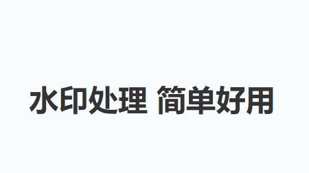 金舟水印助手软件