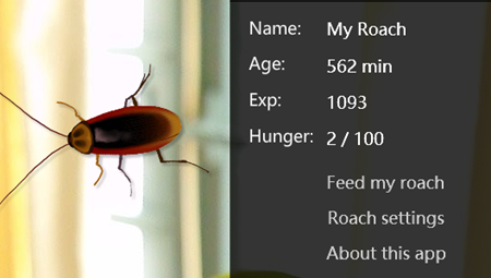 Virtual Cockroach(桌面蟑螂宠物)