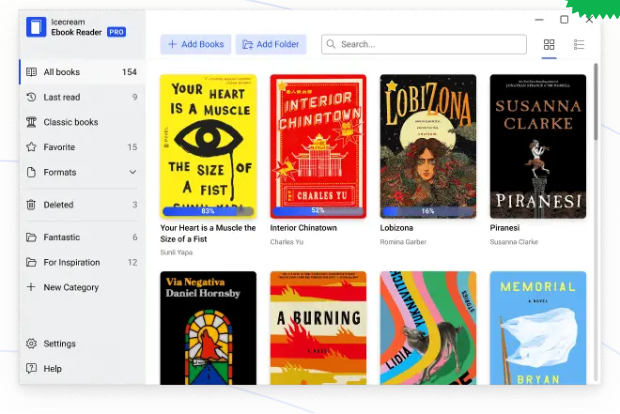 IceCream Ebook Reader