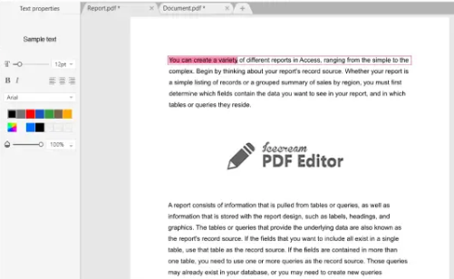 IceCream Pdf Editor