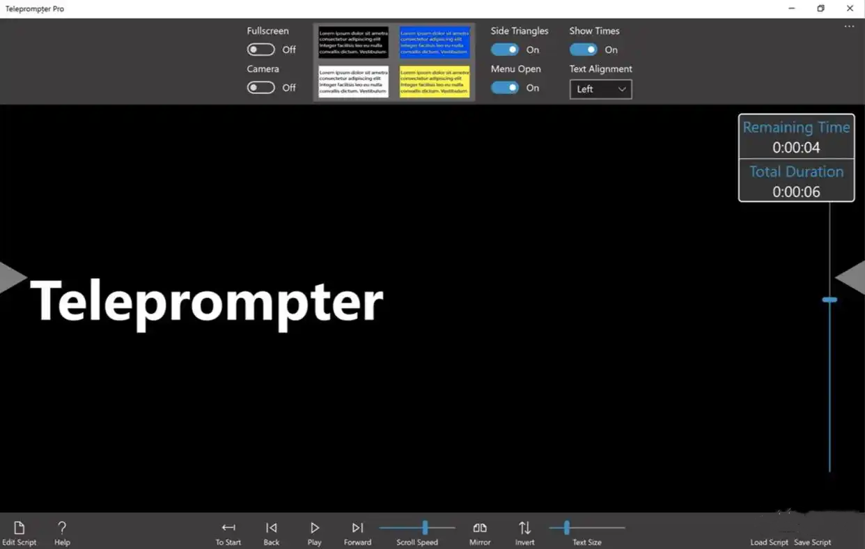 Teleprompter提词器