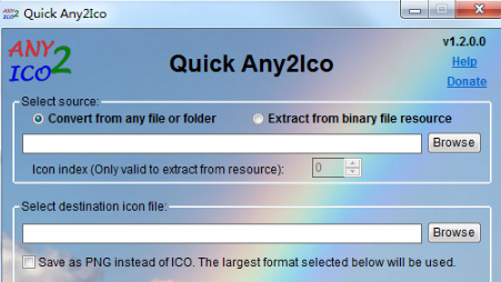 quick any2ico
