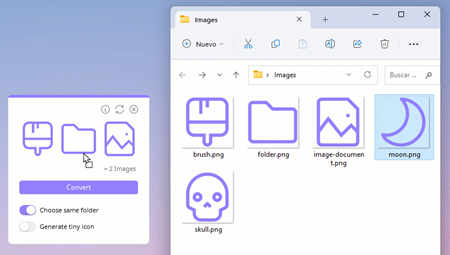 Drop Icons图像转换ico图标
