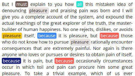 Multi highlight tool