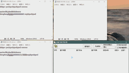 多窗口操作同步器