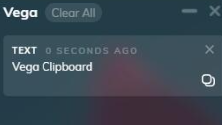 Vega Clipboard