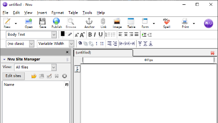 Nvu网页编辑器中文版