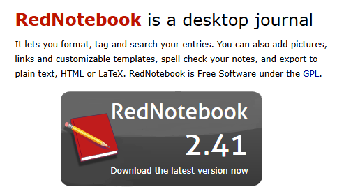 RedNotebook软件